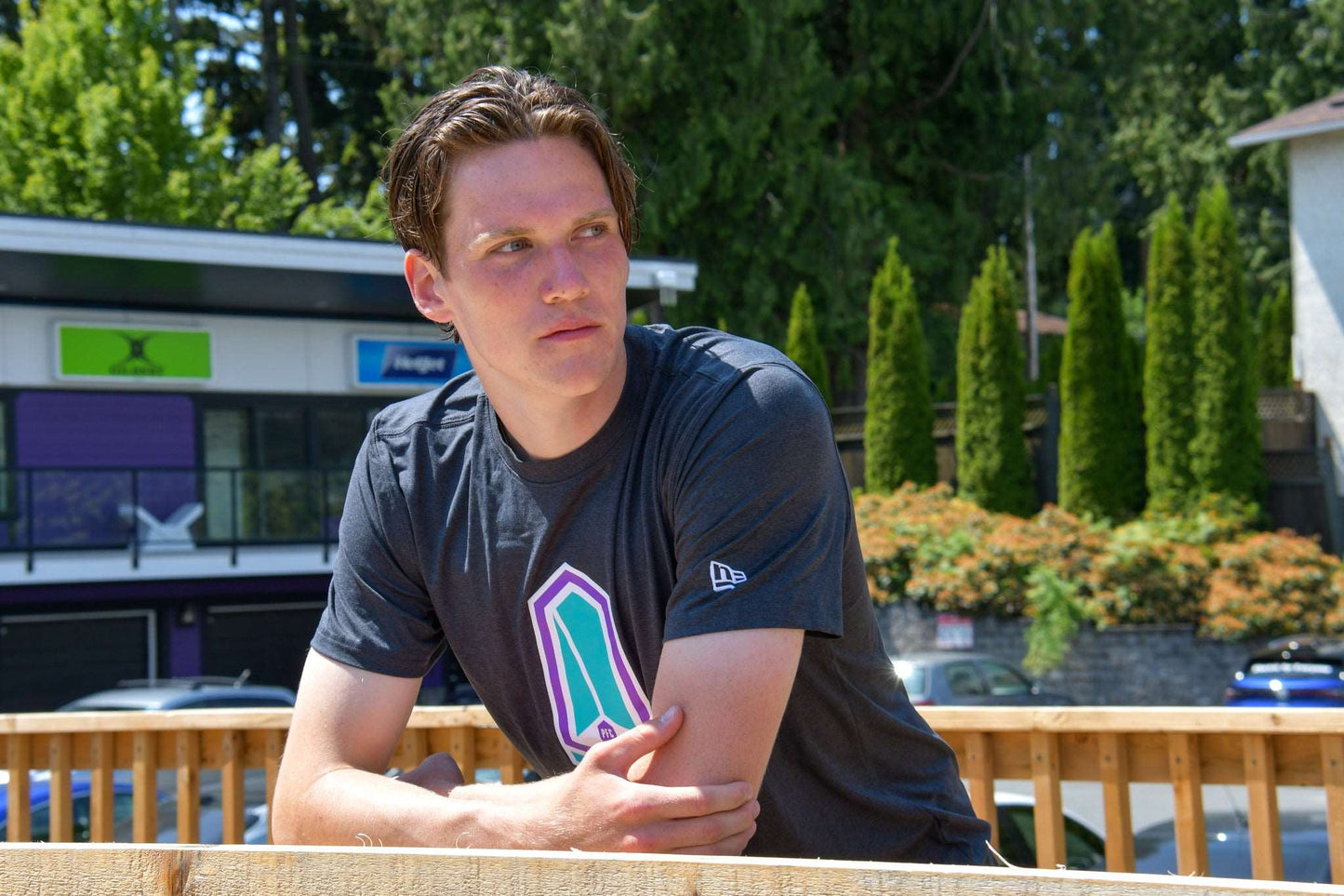 Youth Black New Era T-shirt