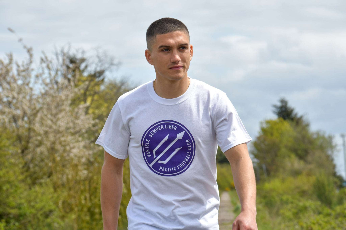 Pacific FC Front & Back Logo Print T-shirt
