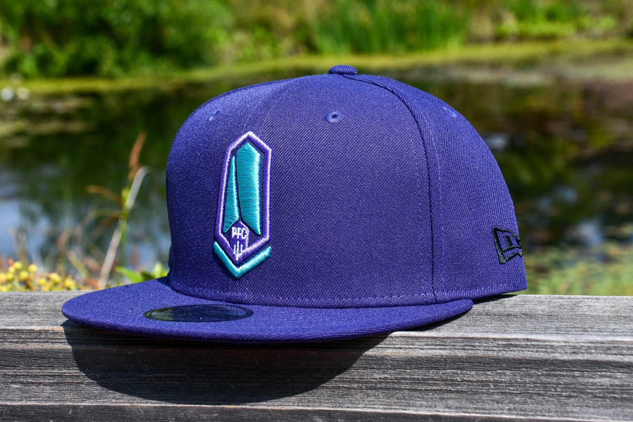 New Era 9fifty Purple Primary Logo Snapback – Pacific FC Fan Shop