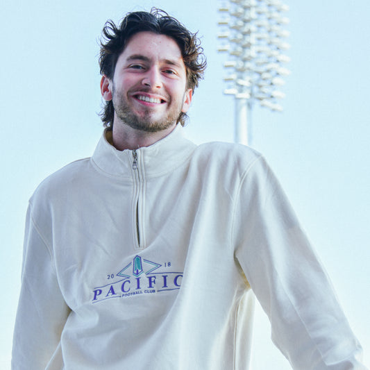 Cream Peace Collective Quarter Zip