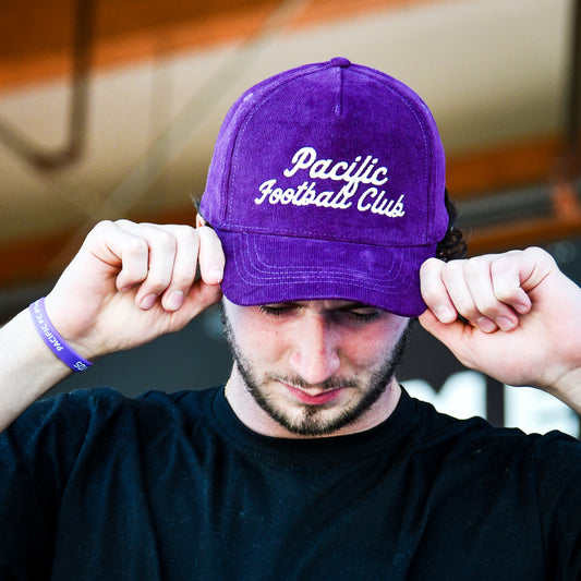 Purple Corduroy Peace Collective A-Frame Hat