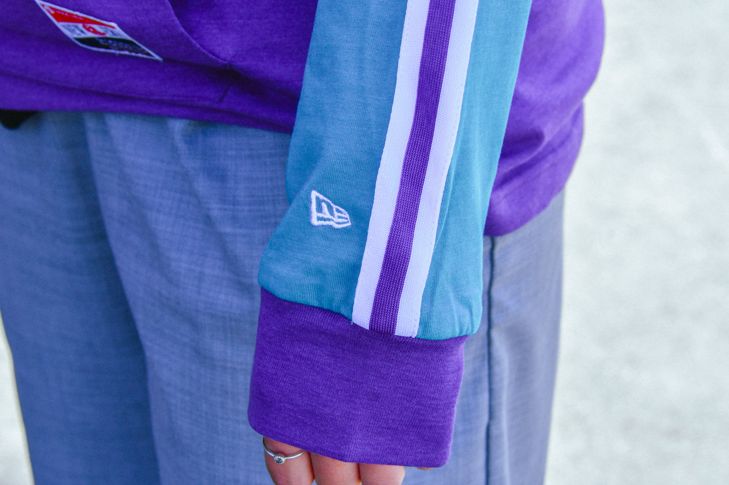 Women's Teal New Era Lightweight Hoodie