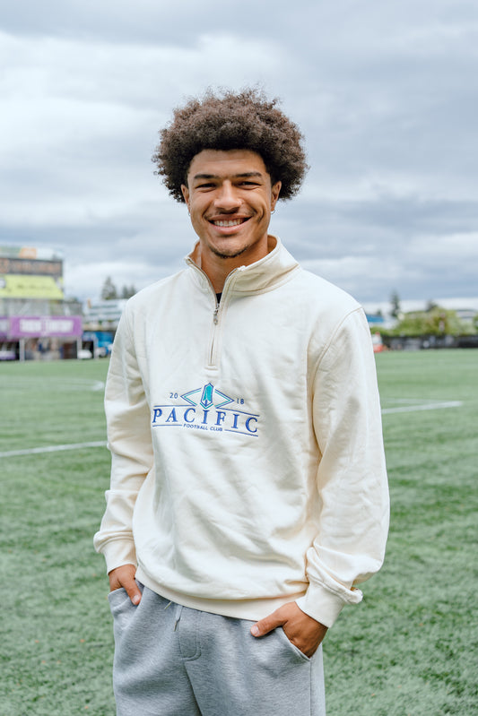 Peace Collective Cream Quarter-Zip