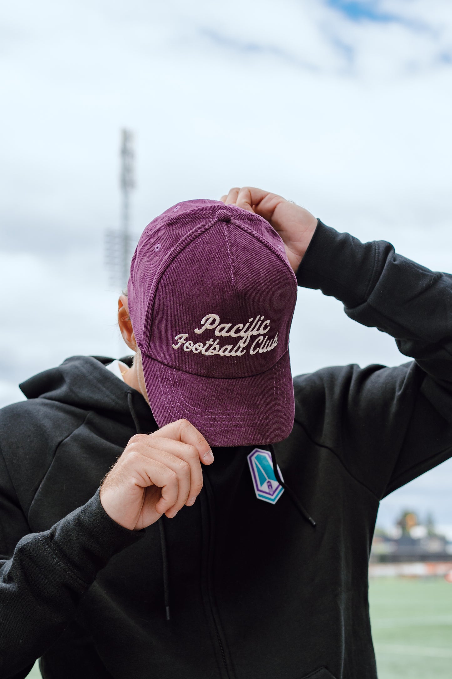 Peace Collective Purple Corduroy Hat (Adjustable)