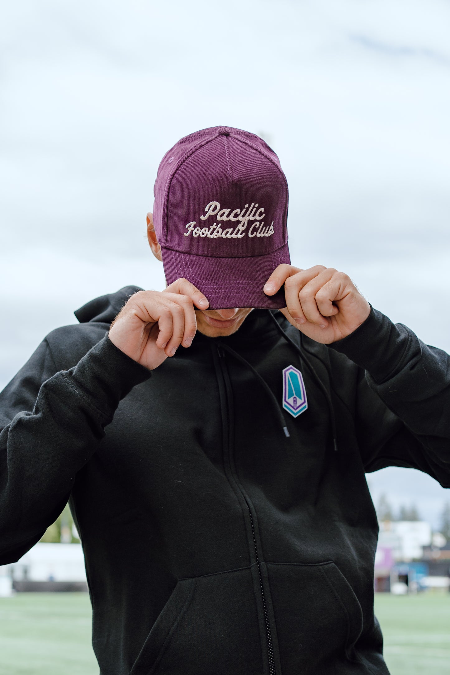 Peace Collective Purple Corduroy Hat (Adjustable)
