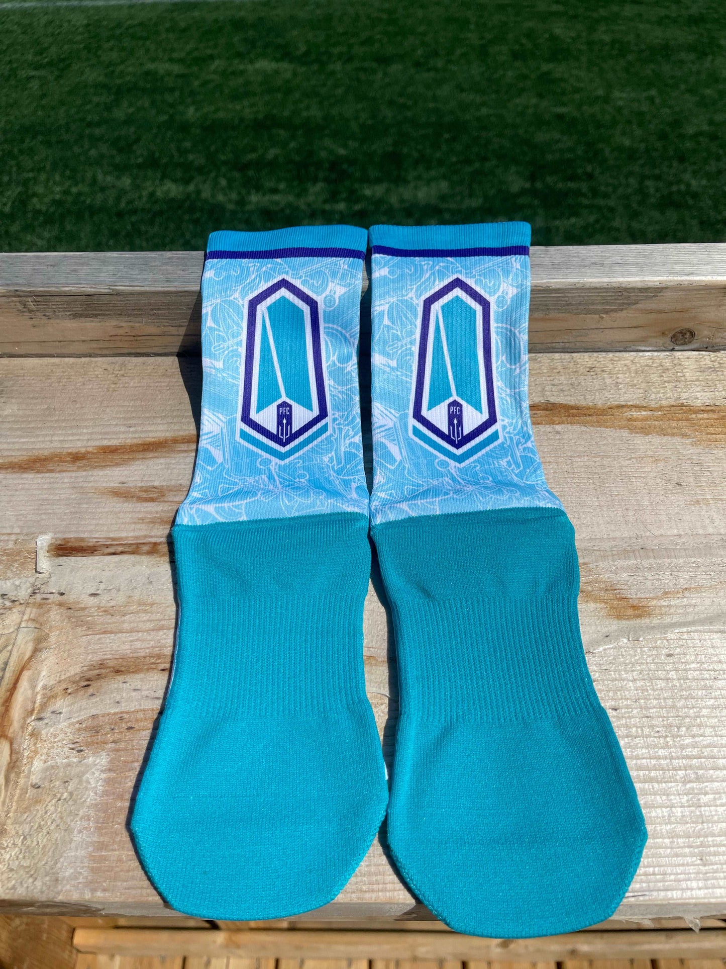 PFC Teal Athletic Socks